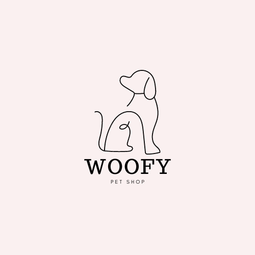 logo for woofy pet shop